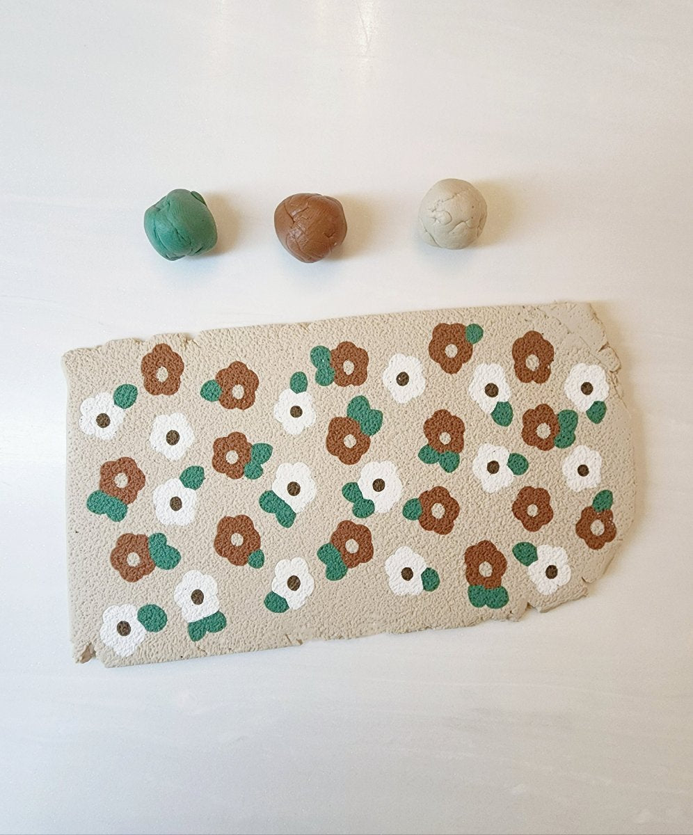 Earthy Flower Hair Clip