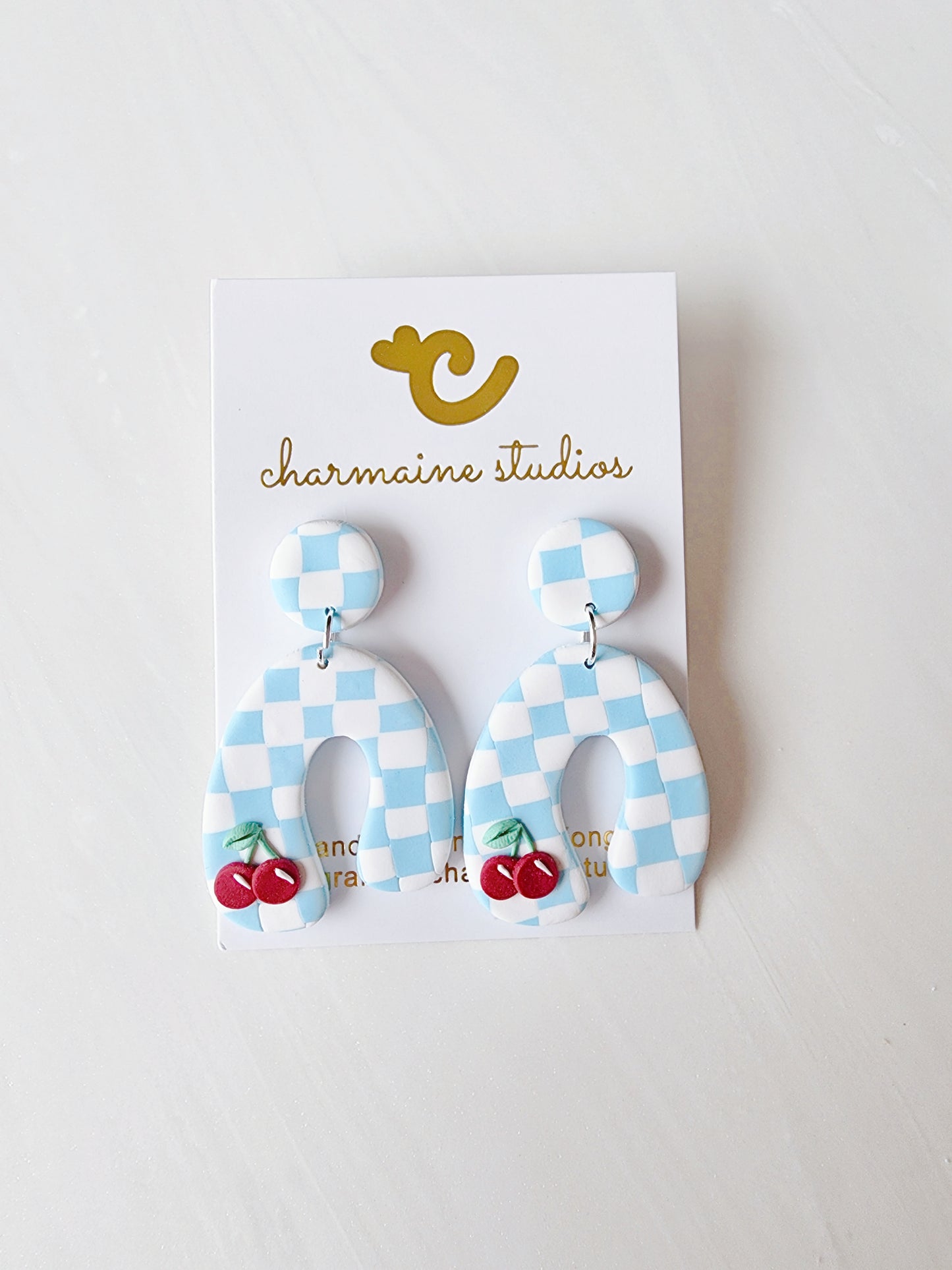 Blue Checkerboard Cherry