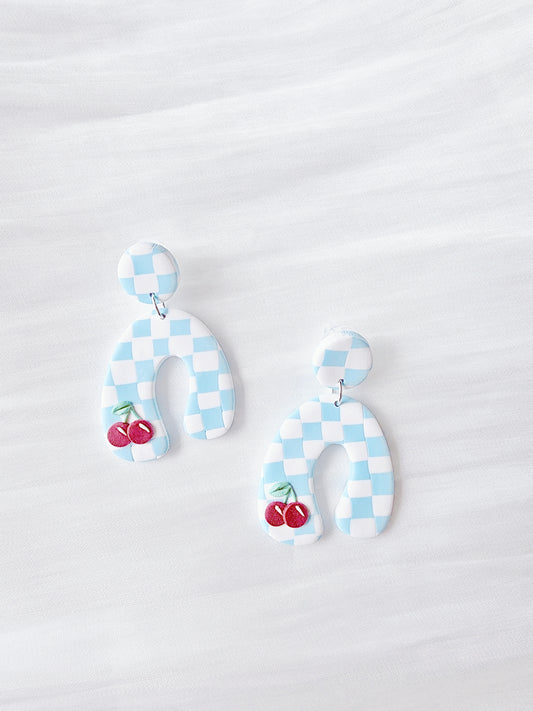 Blue Checkerboard Cherry