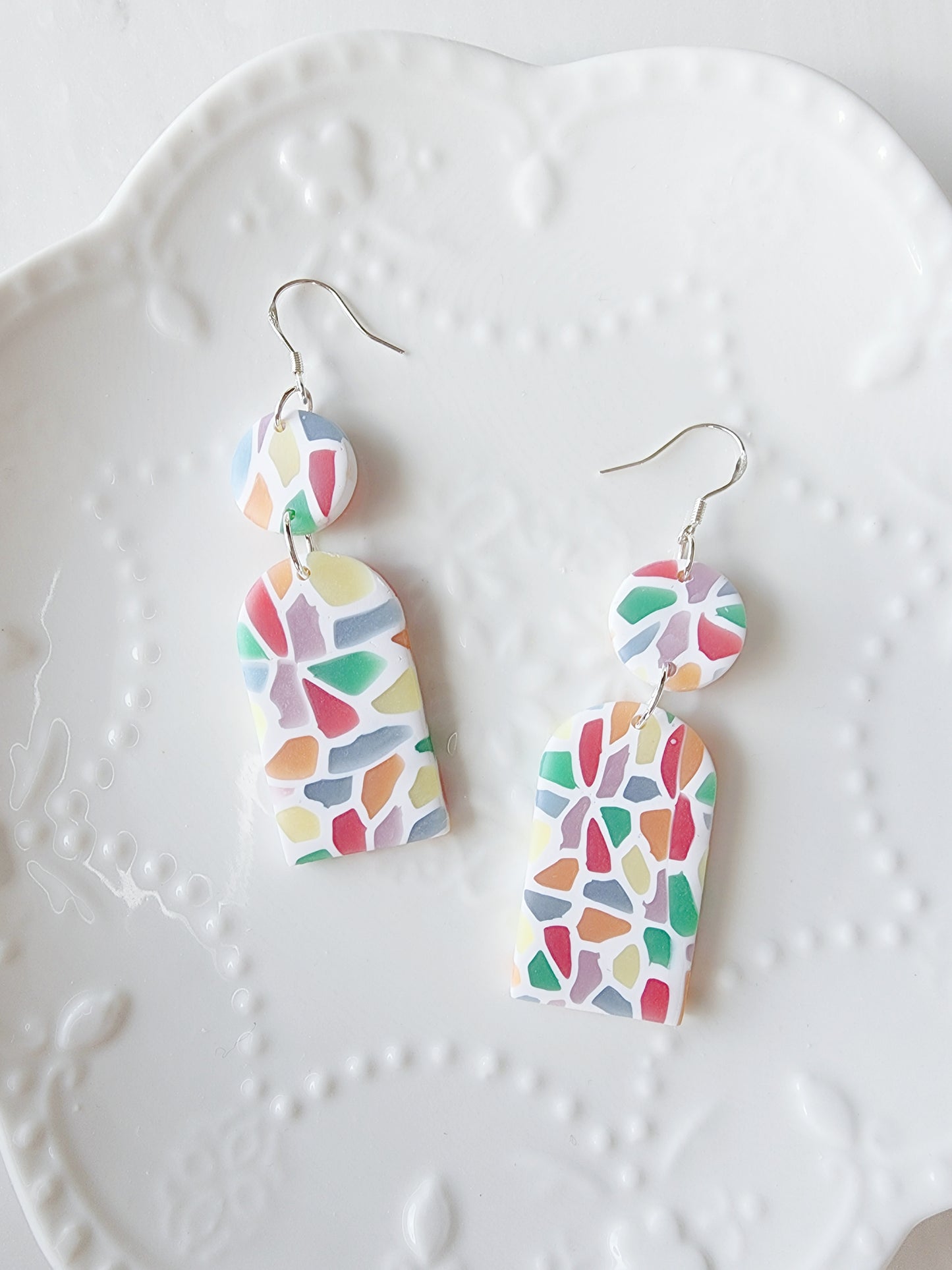 Stained Glass Rainbow Arches