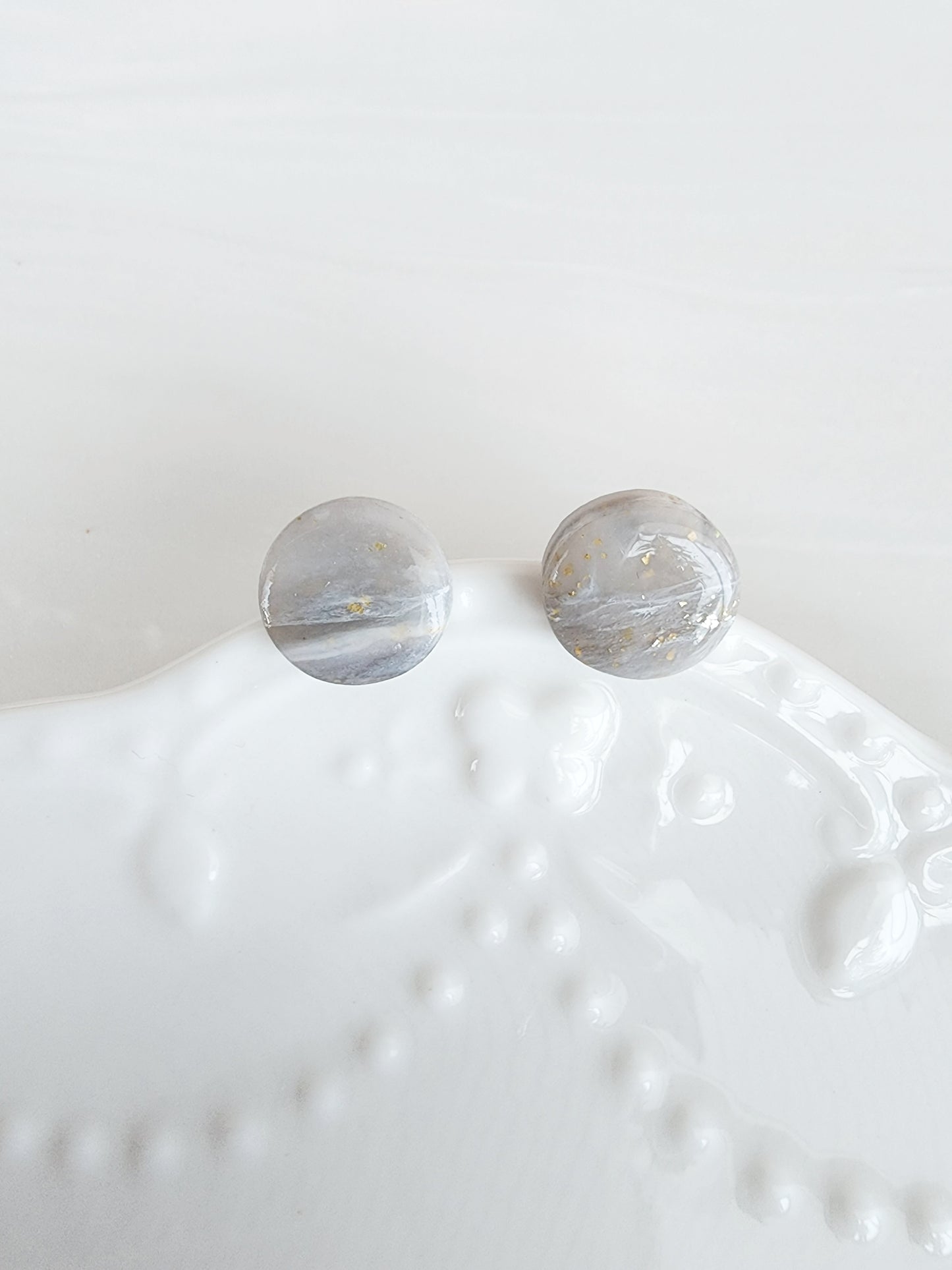Marbled Grey Studs