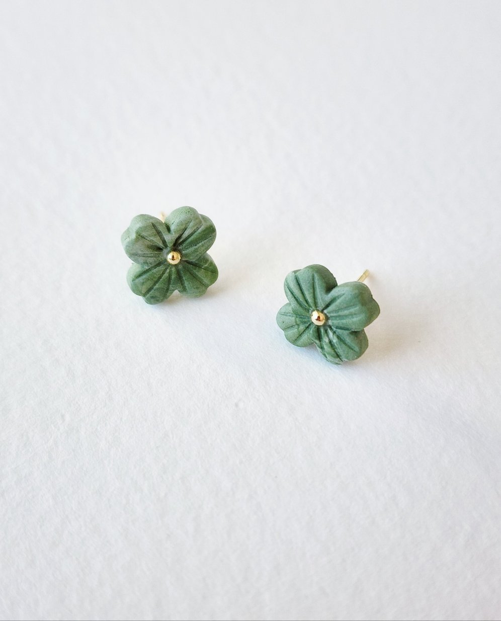 Green Clover Studs