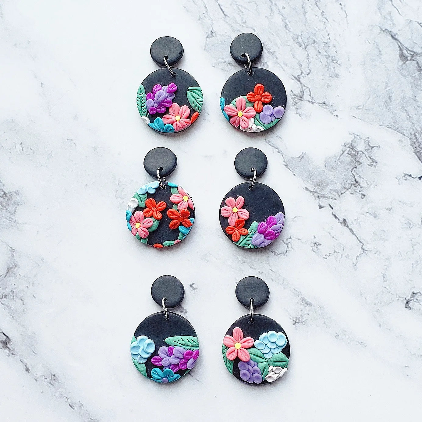 Florals on Black