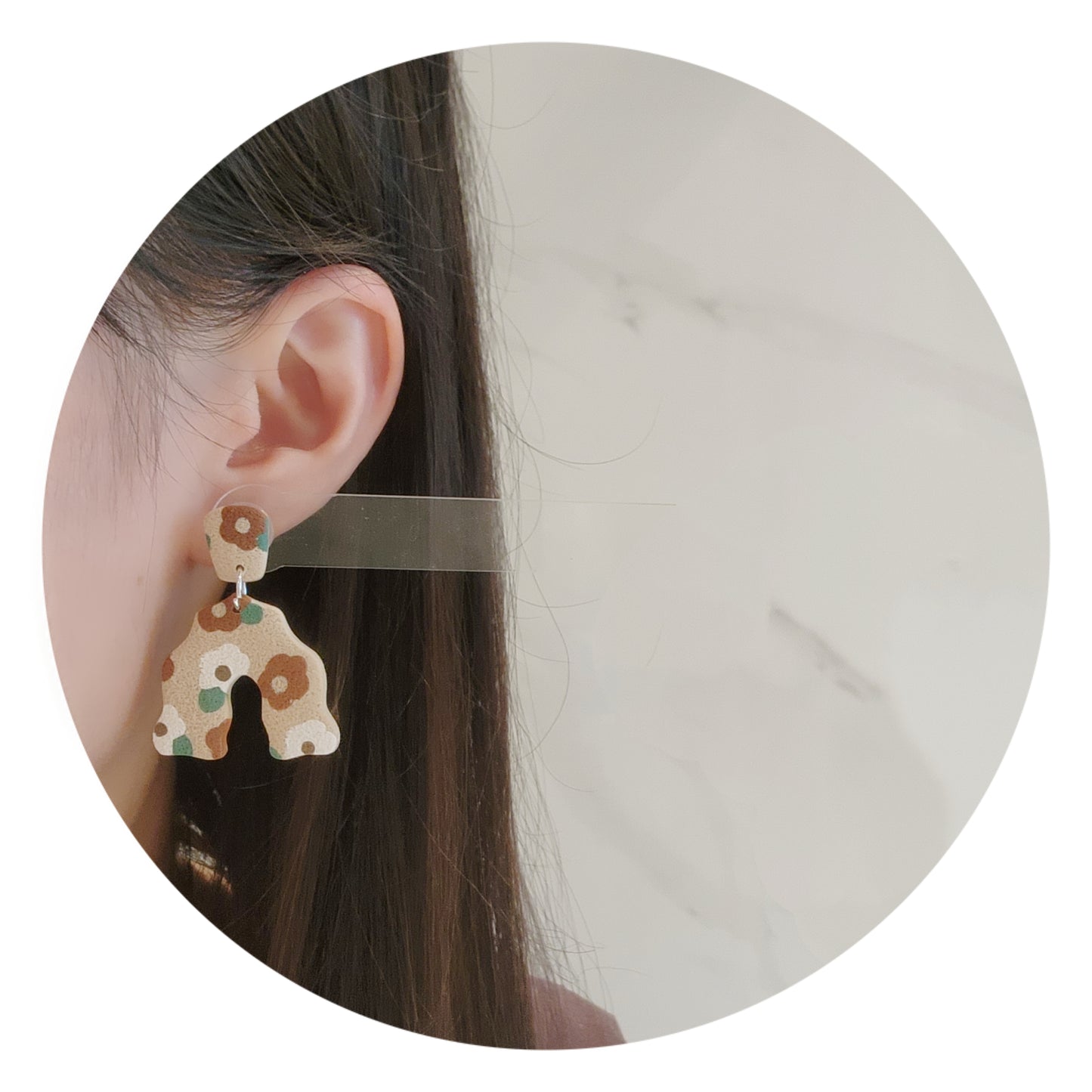 Earthy Flower - Arch Shape