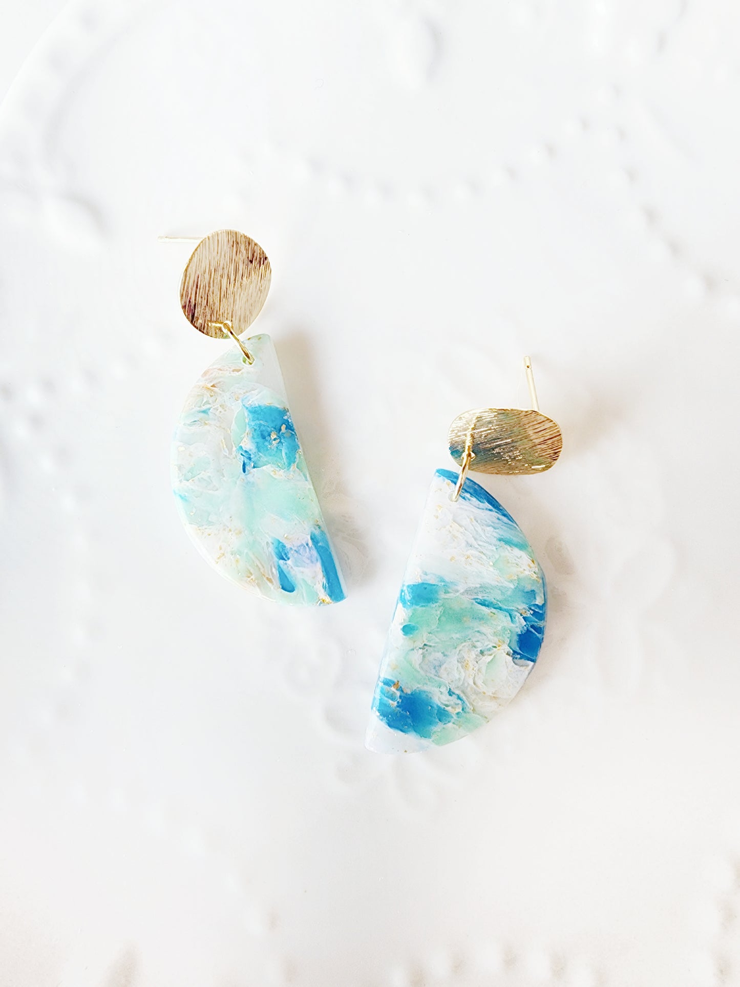 Marbled Half Circles