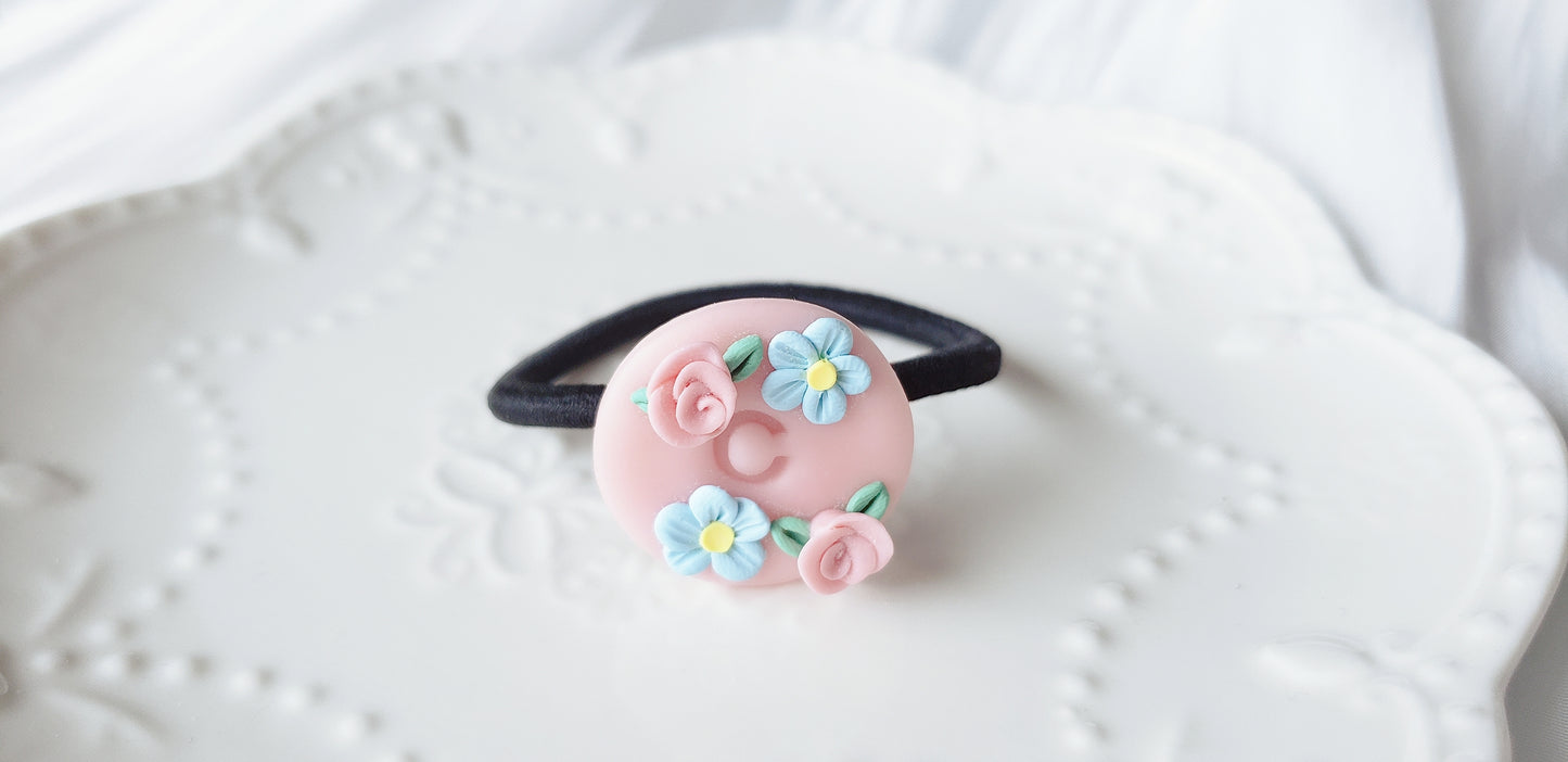 Custom Floral Hair Tie