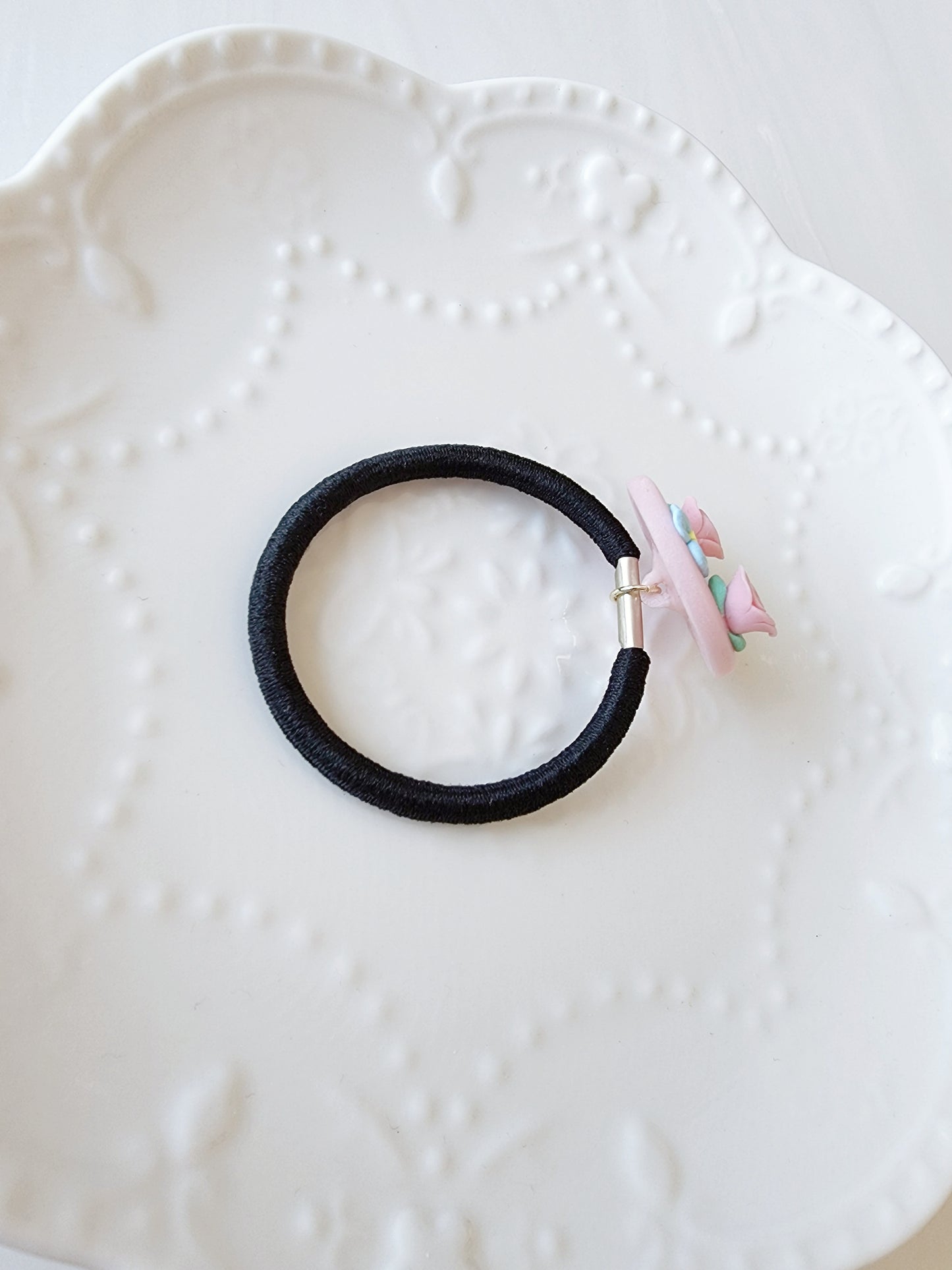 Custom Floral Hair Tie