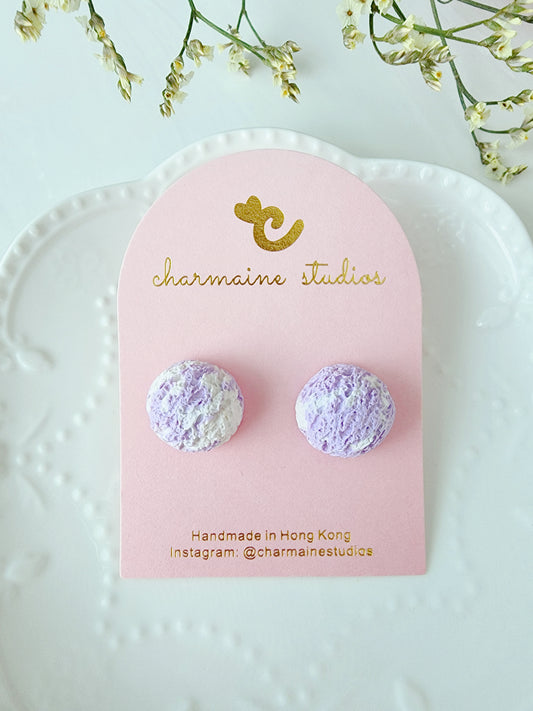 Taro and Coconut Ice Cream