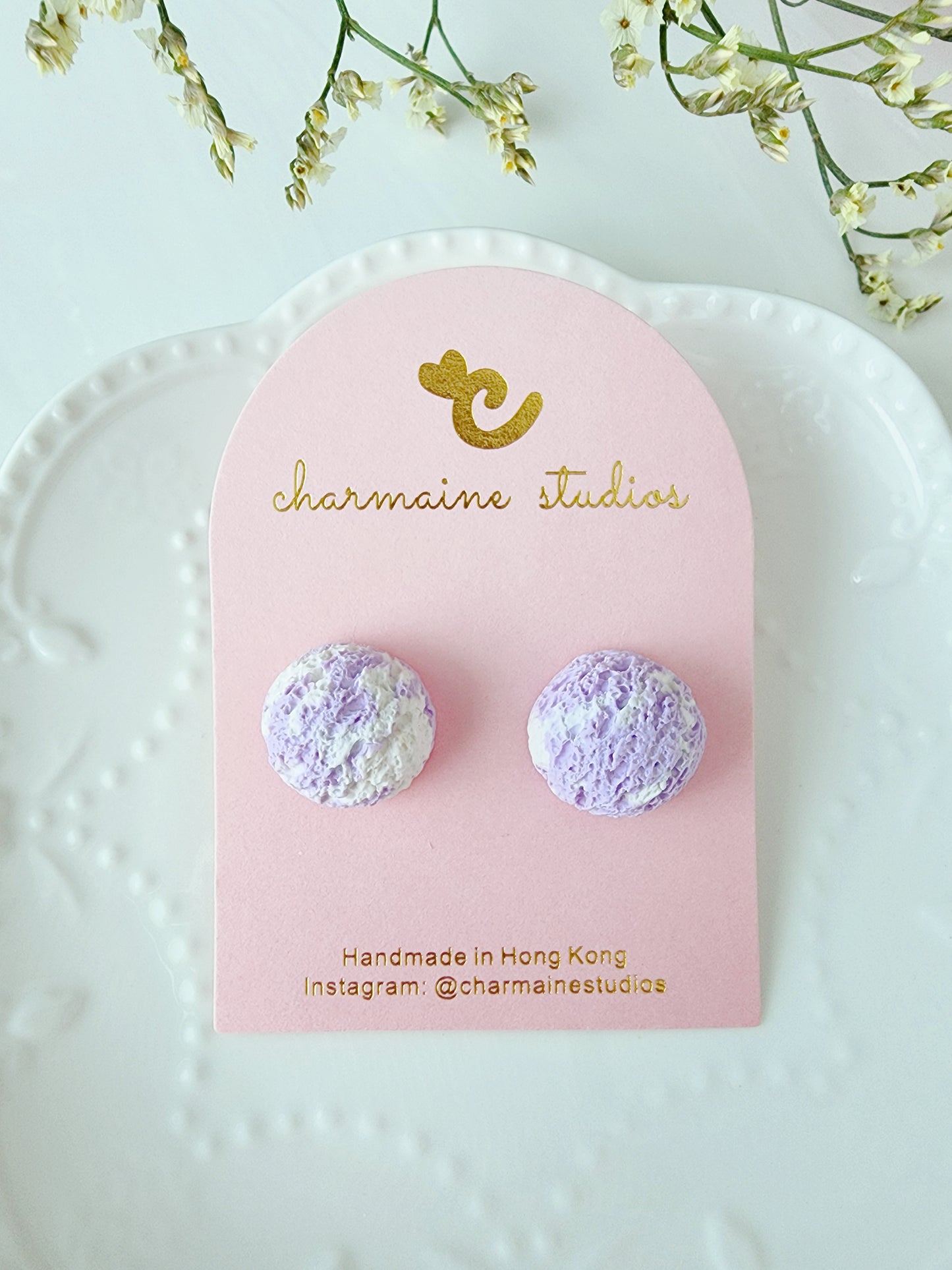 Taro and Coconut Ice Cream
