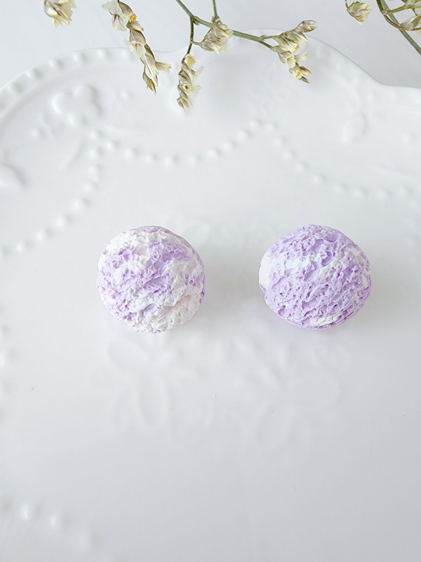 Taro and Coconut Ice Cream
