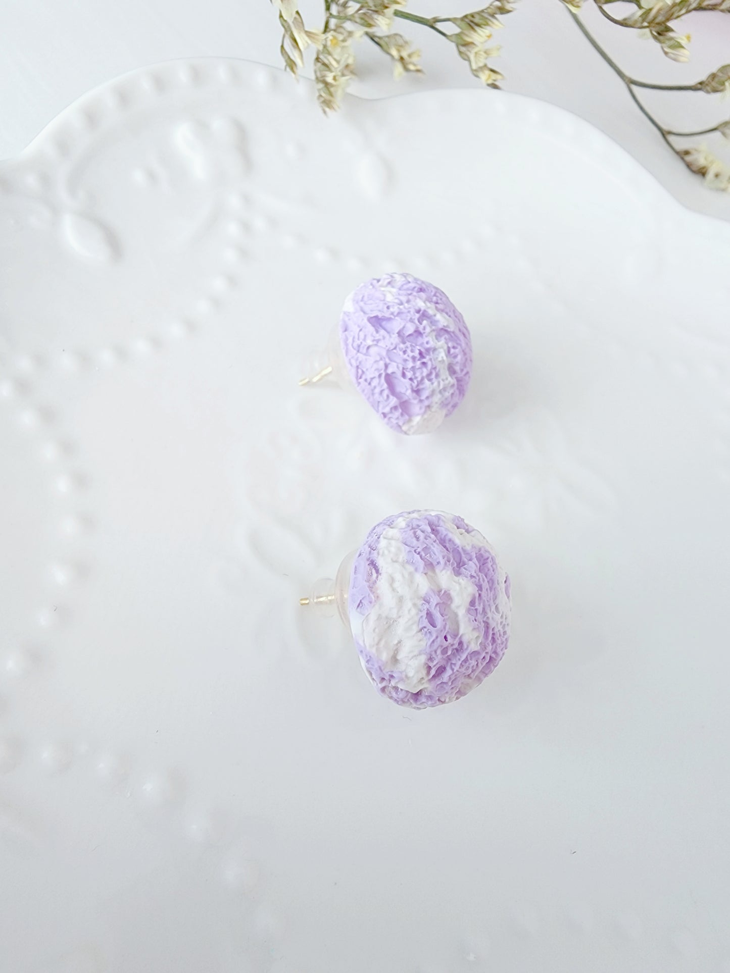 Taro and Coconut Ice Cream