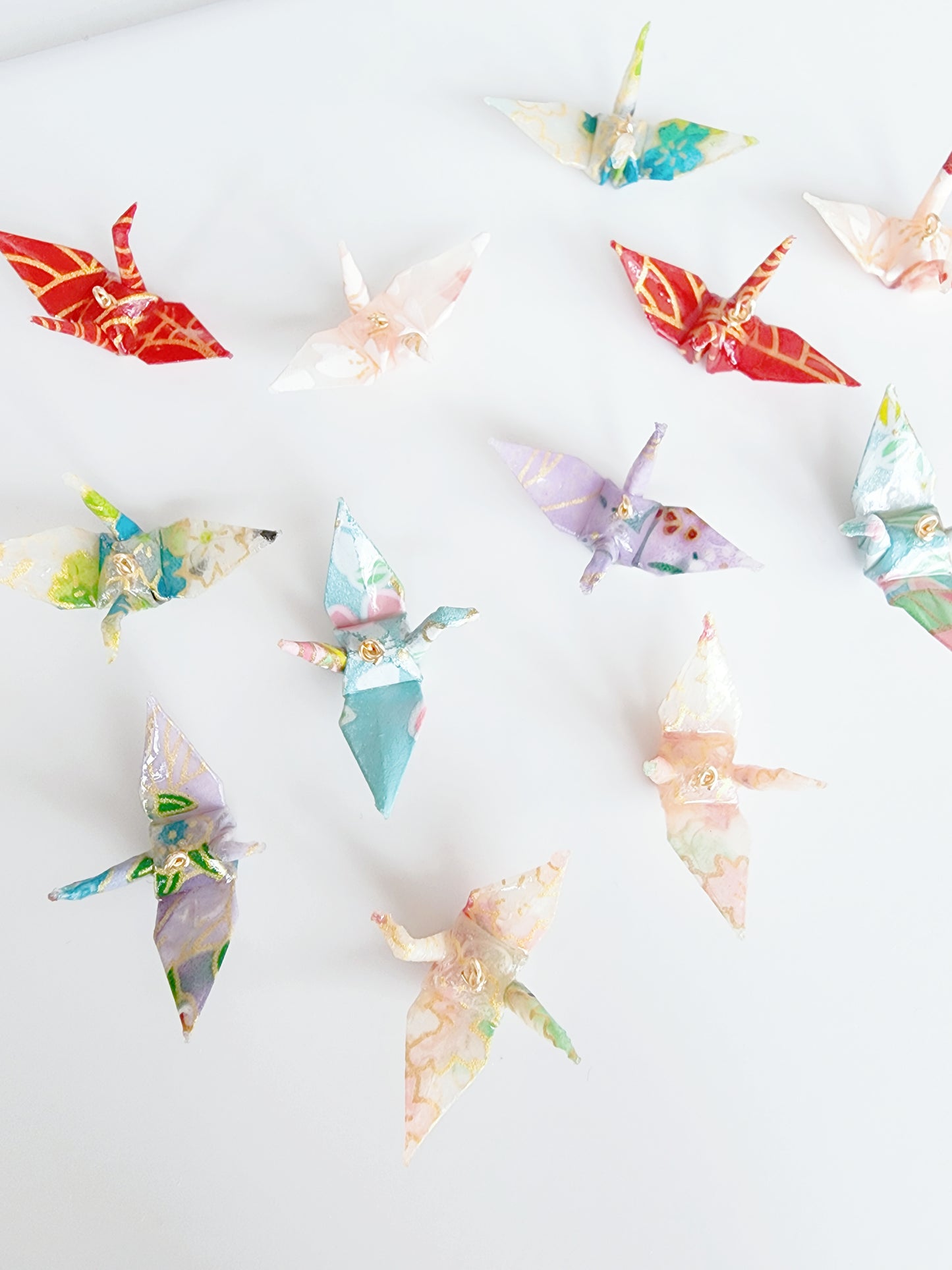 Origami Paper Crane Dangles