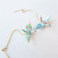 Origami Paper Crane Dangles