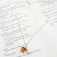 Persimmon & Peanut Necklace & Earring | GOOD THINGS WILL HAPPEN「好事發生 "好柿花生"」