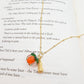 Persimmon & Peanut Necklace & Earring | GOOD THINGS WILL HAPPEN「好事發生 "好柿花生"」