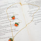 Persimmon & Peanut Necklace & Earring | GOOD THINGS WILL HAPPEN「好事發生 "好柿花生"」