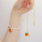 Persimmon & Peanut Necklace & Earring | GOOD THINGS WILL HAPPEN「好事發生 "好柿花生"」