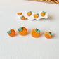 Tangerines (Studs & Hair Clip)