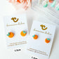 Tangerines (Studs & Hair Clip)
