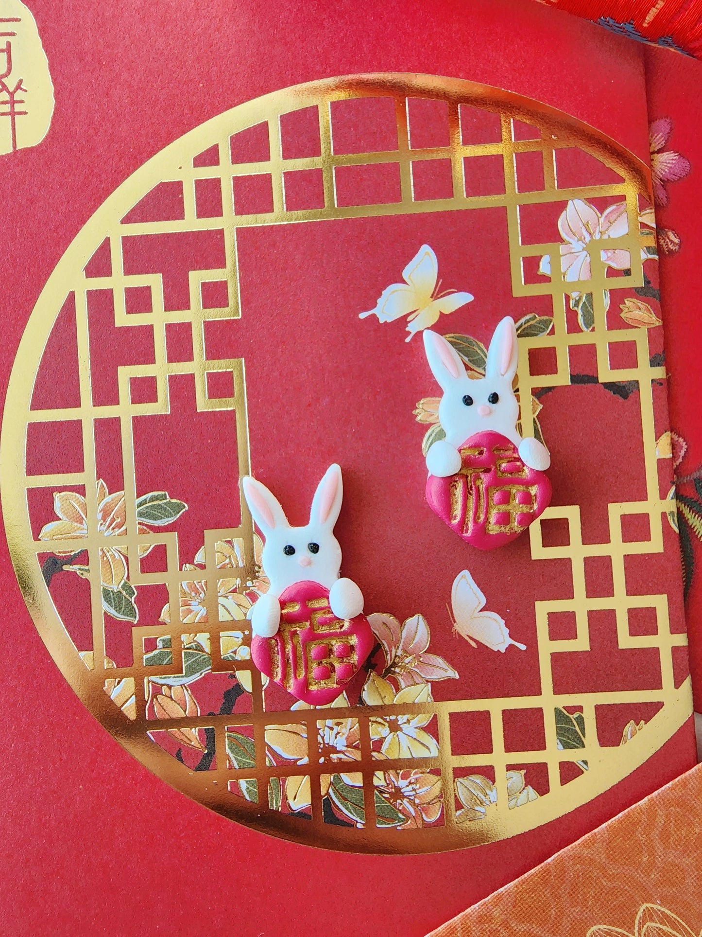 Rabbit 福兔子 Studs