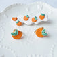 Tangerines (Studs & Hair Clip)