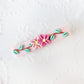 Pink Floral Clips