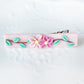 Pink Floral Clips
