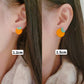 Tangerines (Studs & Hair Clip)
